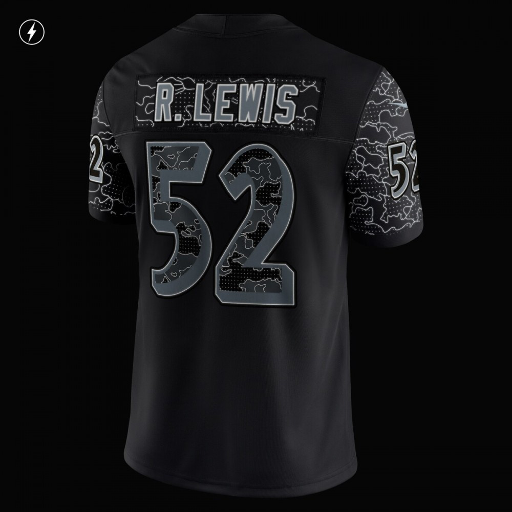 Ray Lewis Baltimore Ravens Nike Retired Player RFLCTV Limited Jersey - Black-Profan Arena
